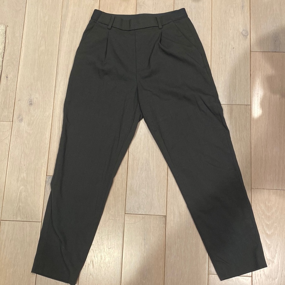 UNIQLO dark gray work pants, size S